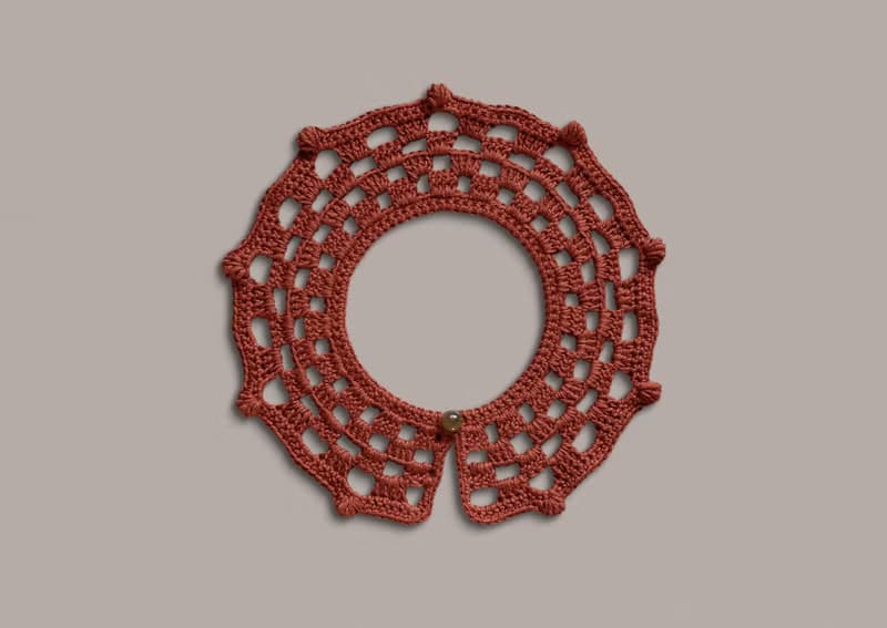POPOPB 領子飾物 FRANK02 – DEEP VERMILION