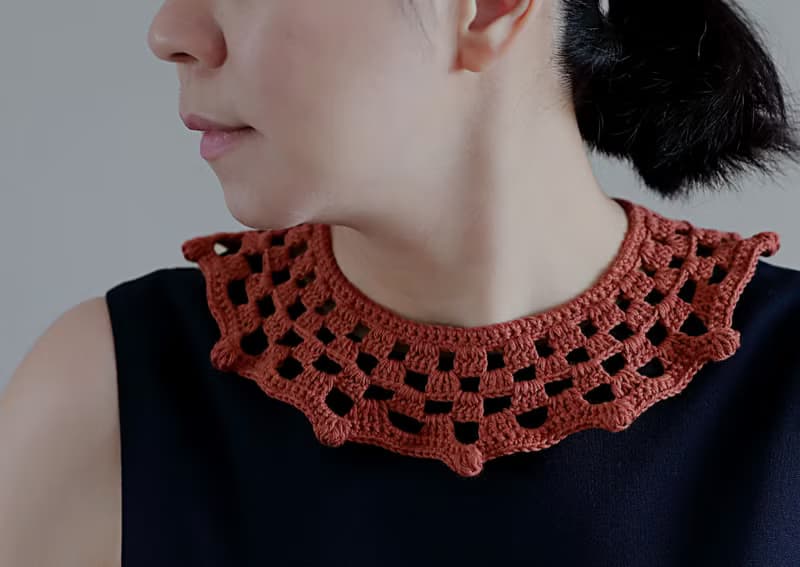 POPOPB 領子飾物 FRANK02 – DEEP VERMILION