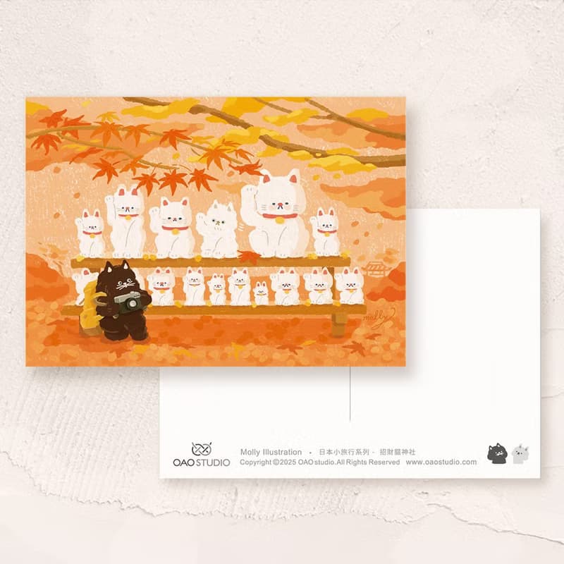 postcard-招財貓神社