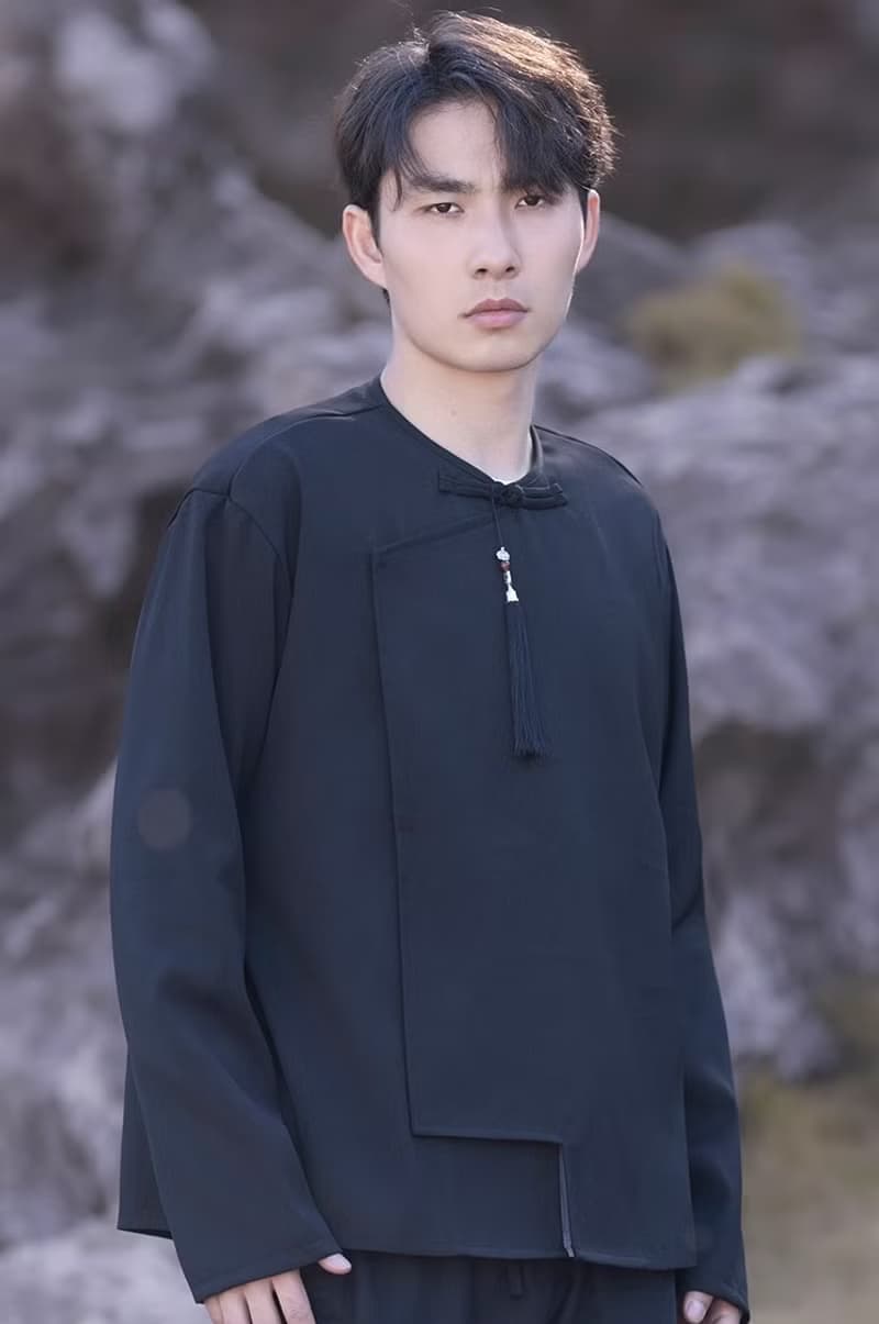 中式復古 中國風立領襯衫
