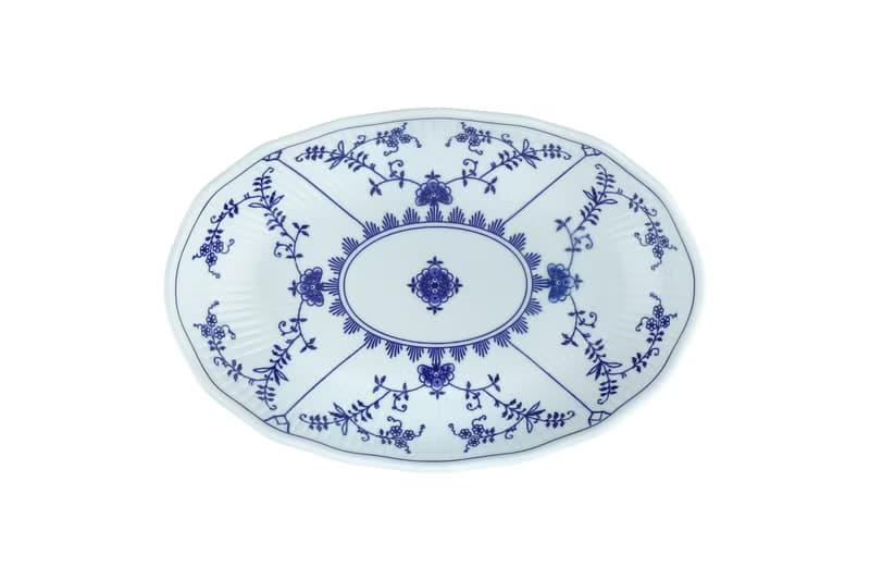 庫倫洛夫古堡清新橢圓深盤-24CM / 新婚成家送禮