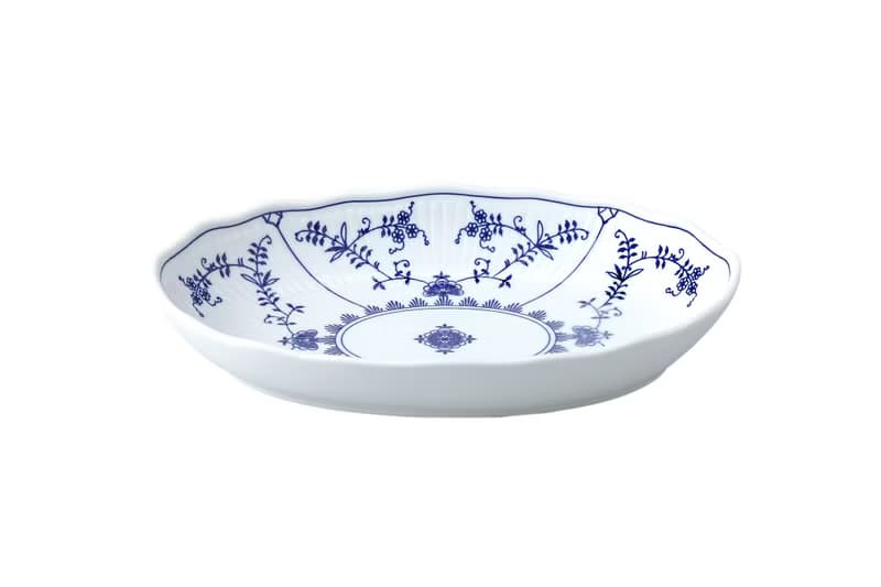 庫倫洛夫古堡清新橢圓深盤-24CM / 新婚成家送禮