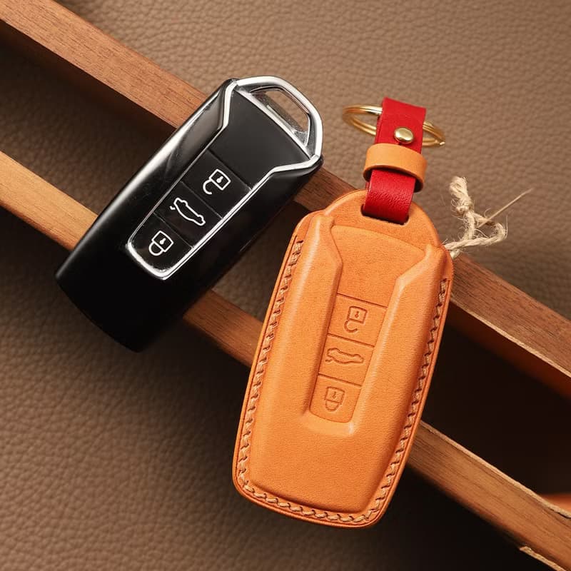 【瘋匠訂制】全手工工藝禮品 汽車鑰匙套 For Volkswagen大眾福斯