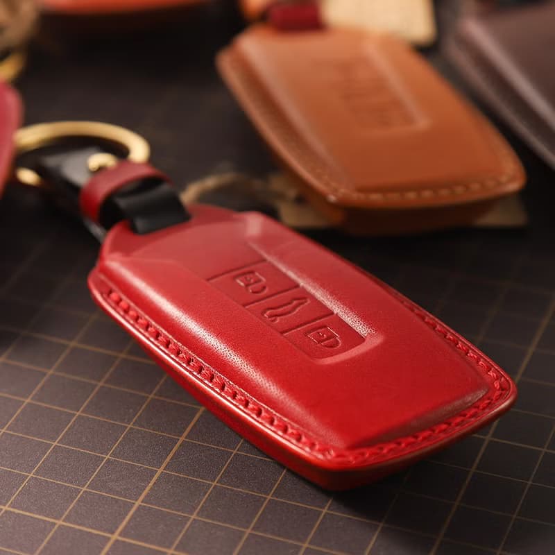 【瘋匠訂制】全手工工藝禮品 汽車鑰匙套 For Volkswagen大眾福斯