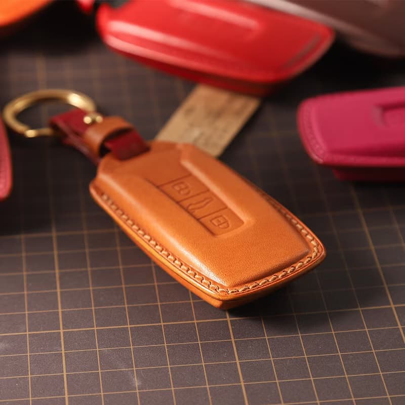 【瘋匠訂制】全手工工藝禮品 汽車鑰匙套 For Volkswagen大眾福斯