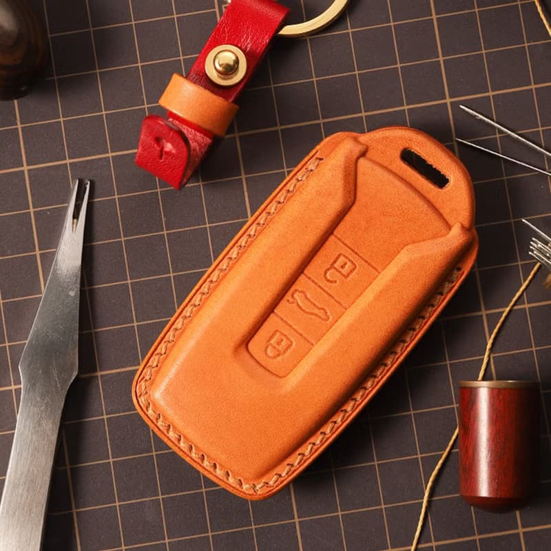 【瘋匠訂制】全手工工藝禮品 汽車鑰匙套 For Volkswagen大眾福斯