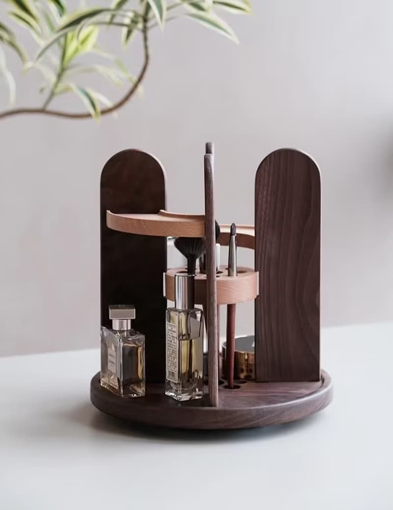 美妝收納架  收納盤  可旋轉