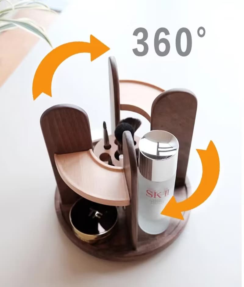 美妝收納架  收納盤  可旋轉