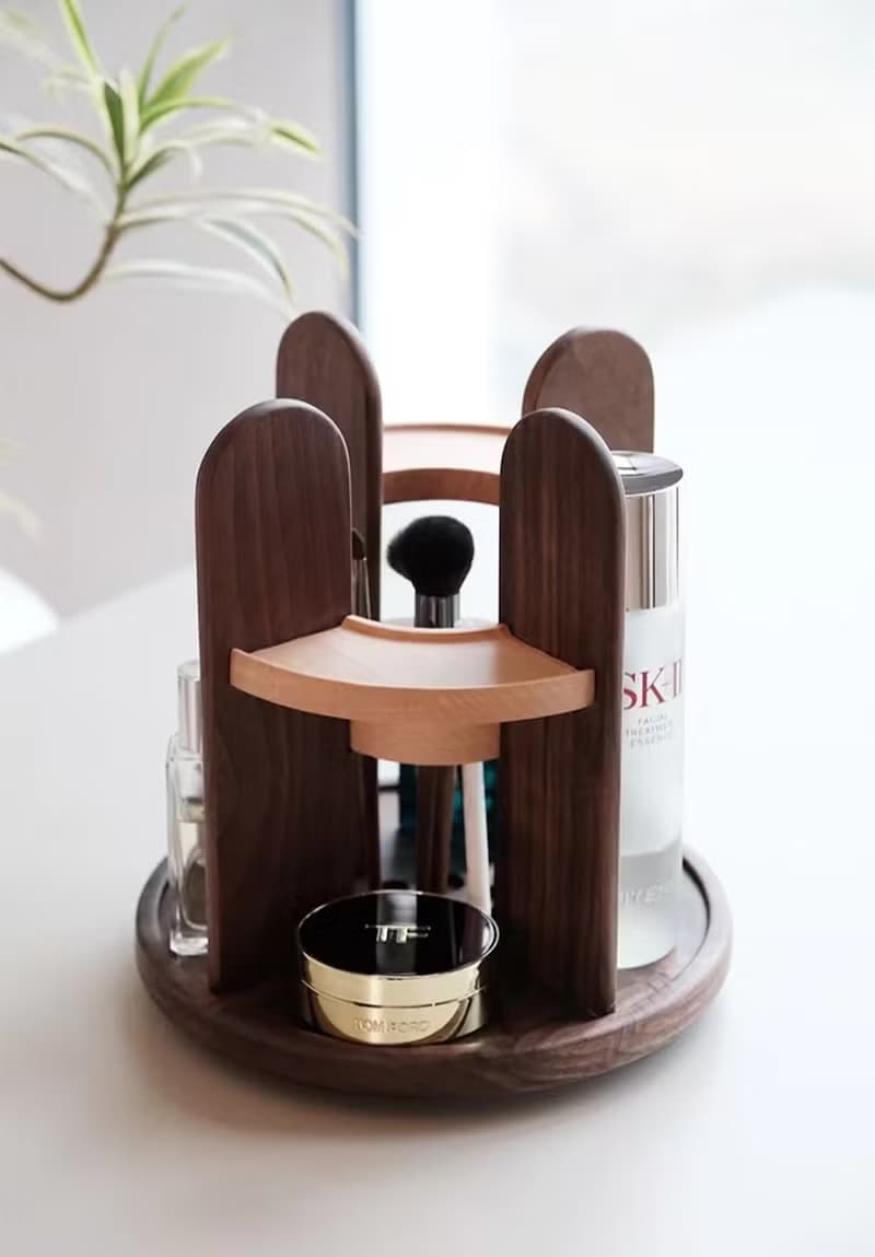 美妝收納架  收納盤  可旋轉