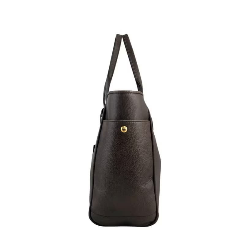 【 日本直送　名牌中古包 】LOEWE ロエベ ハンドバッグ ブラウン ロゴ レザー vintage ヴィンテージ オールド i7rj5t