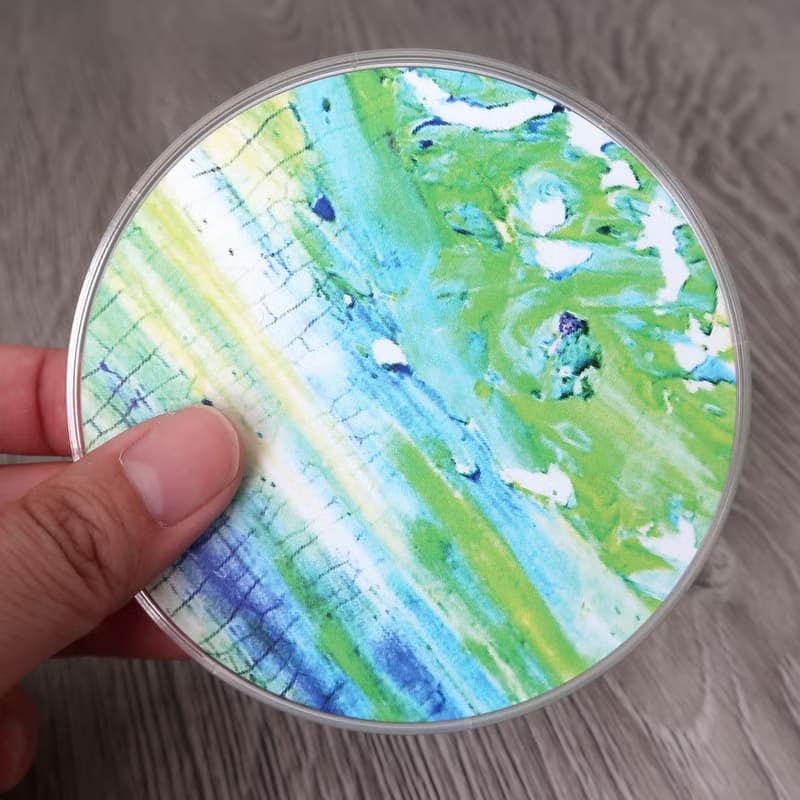 【聖誕節快速出貨畢業療癒禮物】繽紛系列/防水壓克力5入一組杯墊