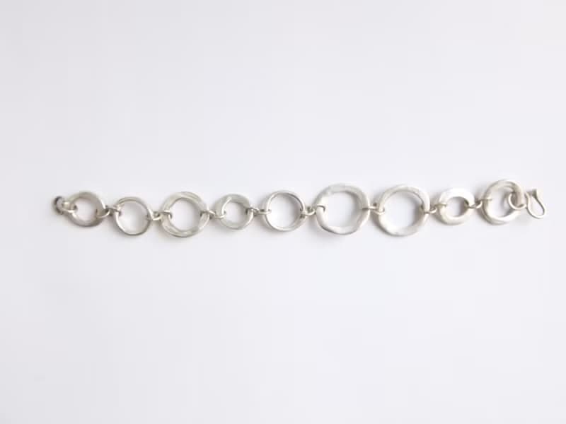 圈圈純銀手鍊