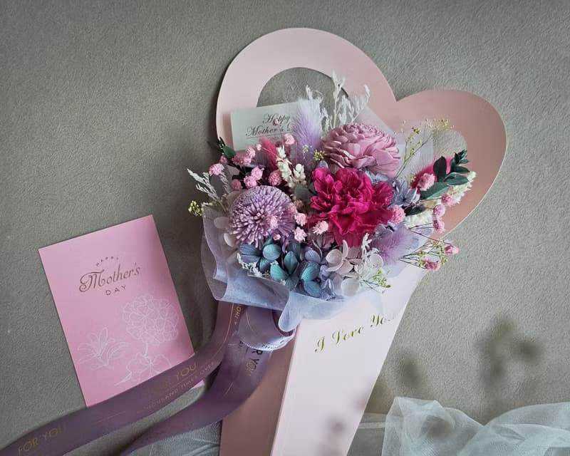 愛的永生花束盒