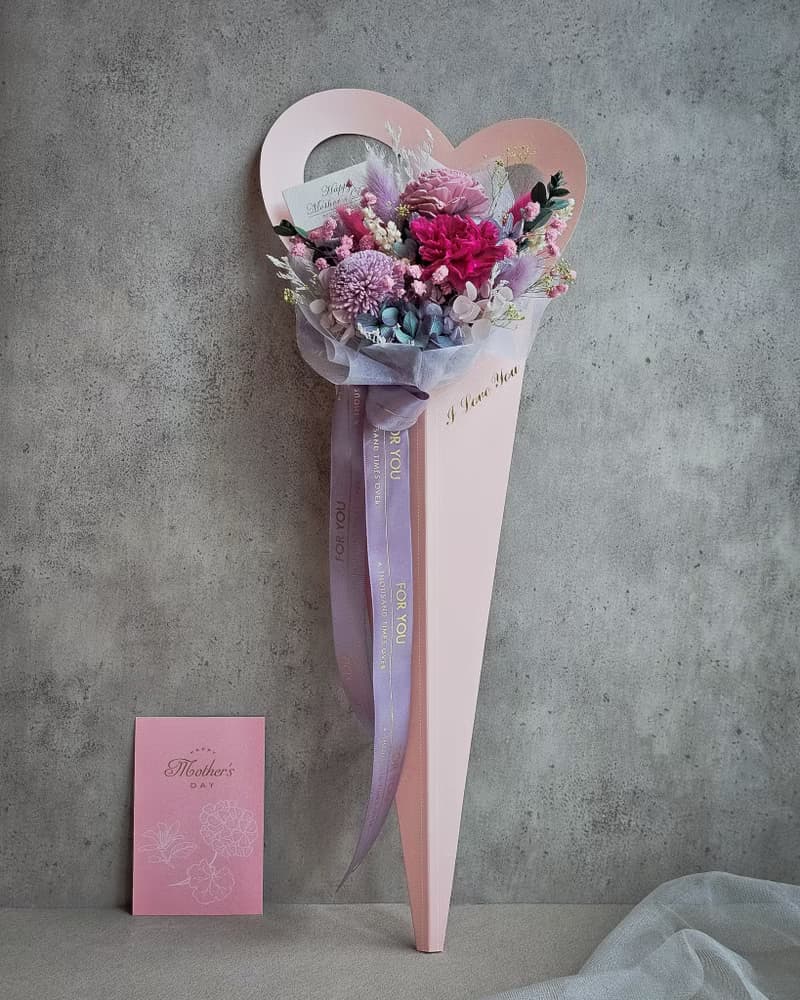 愛的永生花束盒