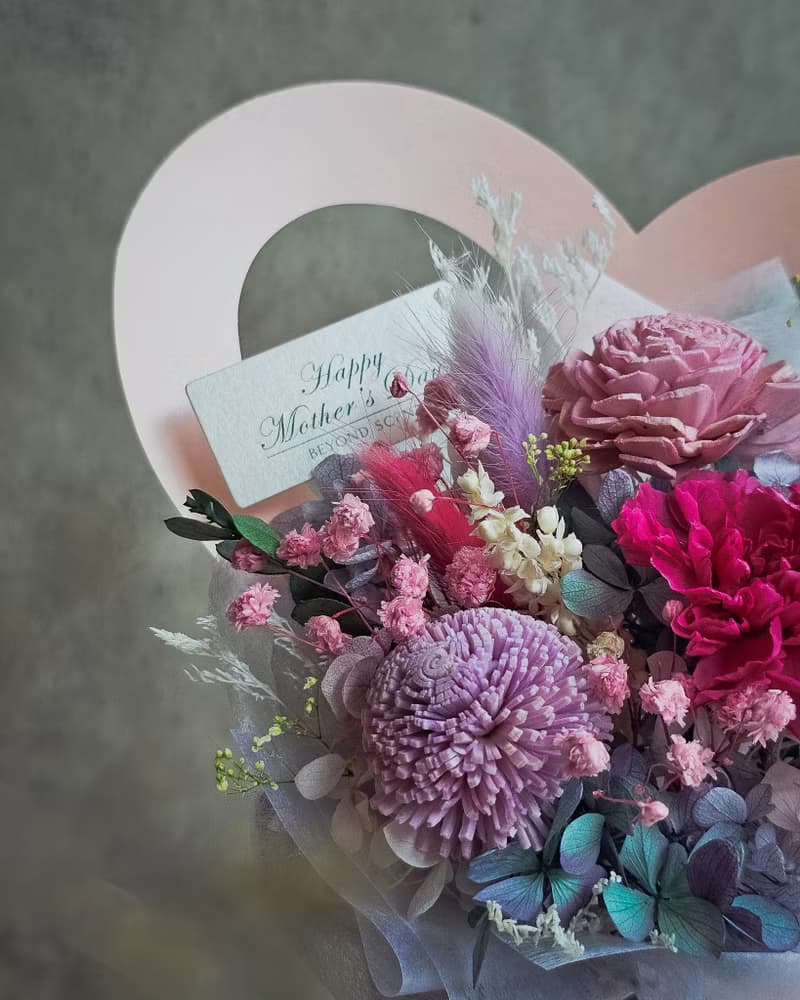 愛的永生花束盒