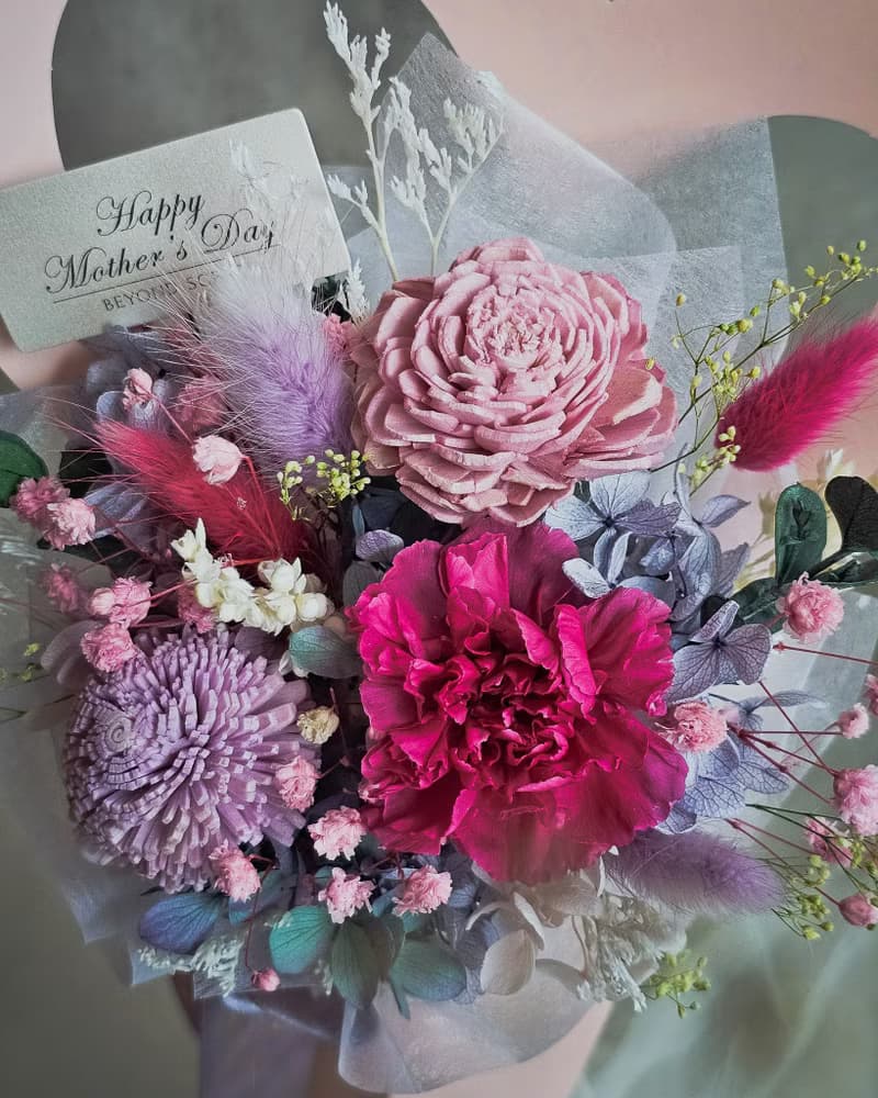 愛的永生花束盒