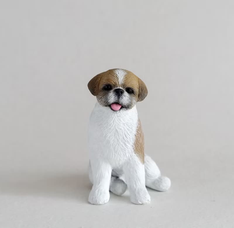 Custom made. Shih Tzu. Miniature figurine of your Dog made in polymer clay
