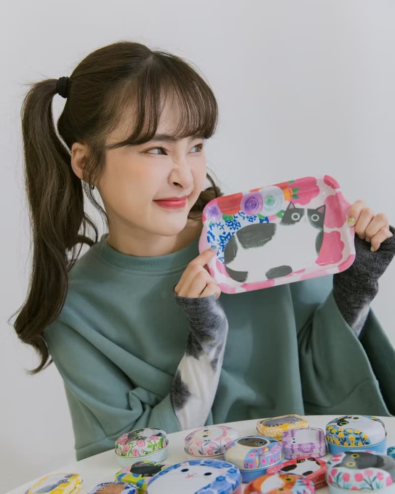 【英國糖果屋】星球貓咪美耐皿小盤