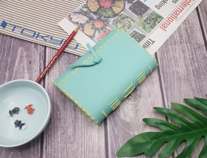 Long Stitching Journal - Pastel Special - Mint Green Colour