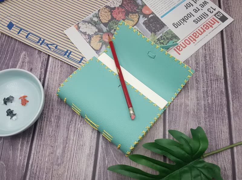 Long Stitching Journal - Pastel Special - Mint Green Colour