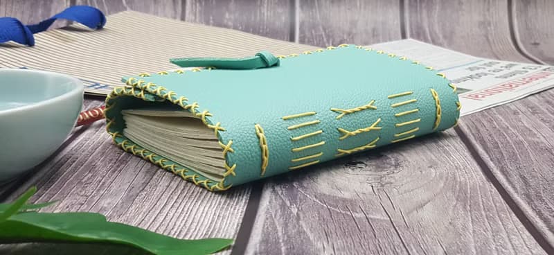 Long Stitching Journal - Pastel Special - Mint Green Colour