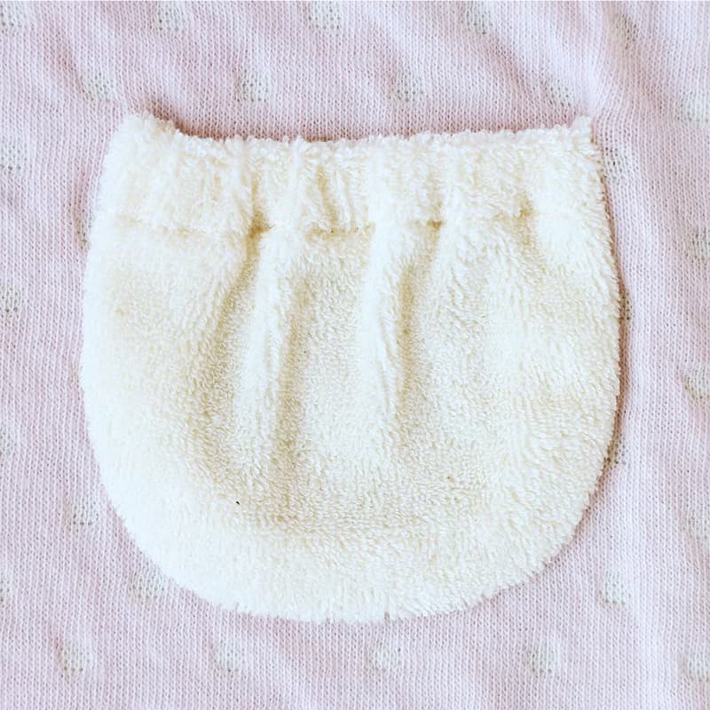 【SISSO有機棉】蜜桃甜心兔二重織兩用式兔裝 3M  6M 12M
