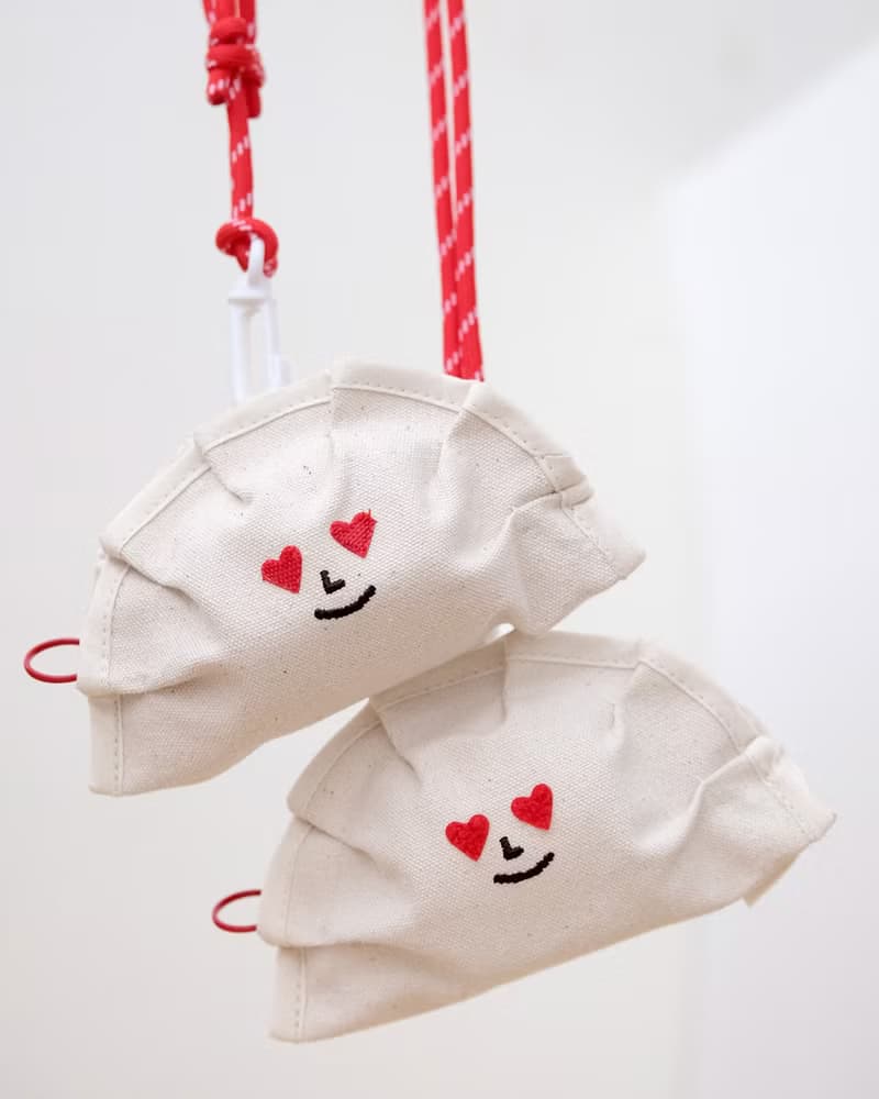 轉餃遇到愛/愛心水餃零錢包情侶組