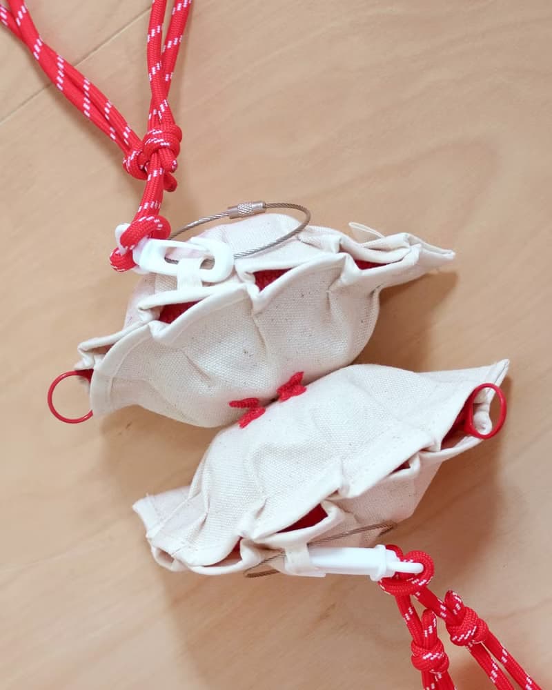 轉餃遇到愛/愛心水餃零錢包情侶組