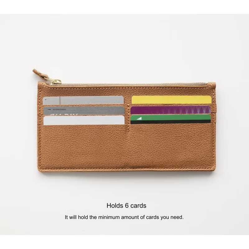 バッグインウォレット 【 シュリンクレザー 】 サブ財布 薄型 姫路レザー HS44K