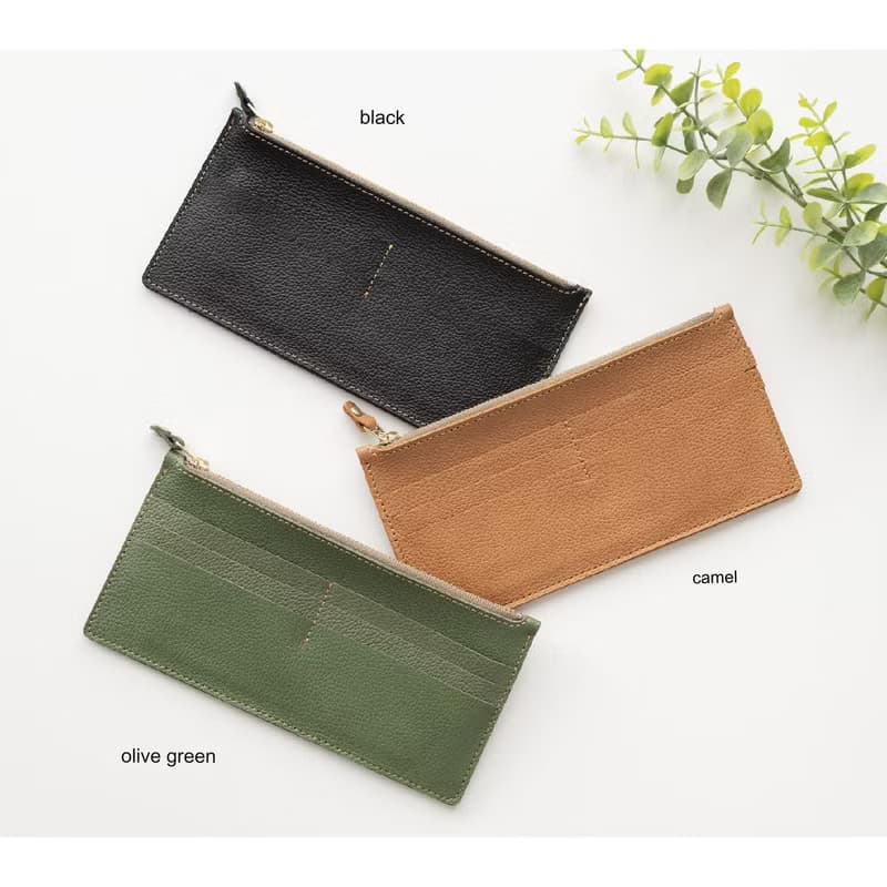 バッグインウォレット 【 シュリンクレザー 】 サブ財布 薄型 姫路レザー HS44K