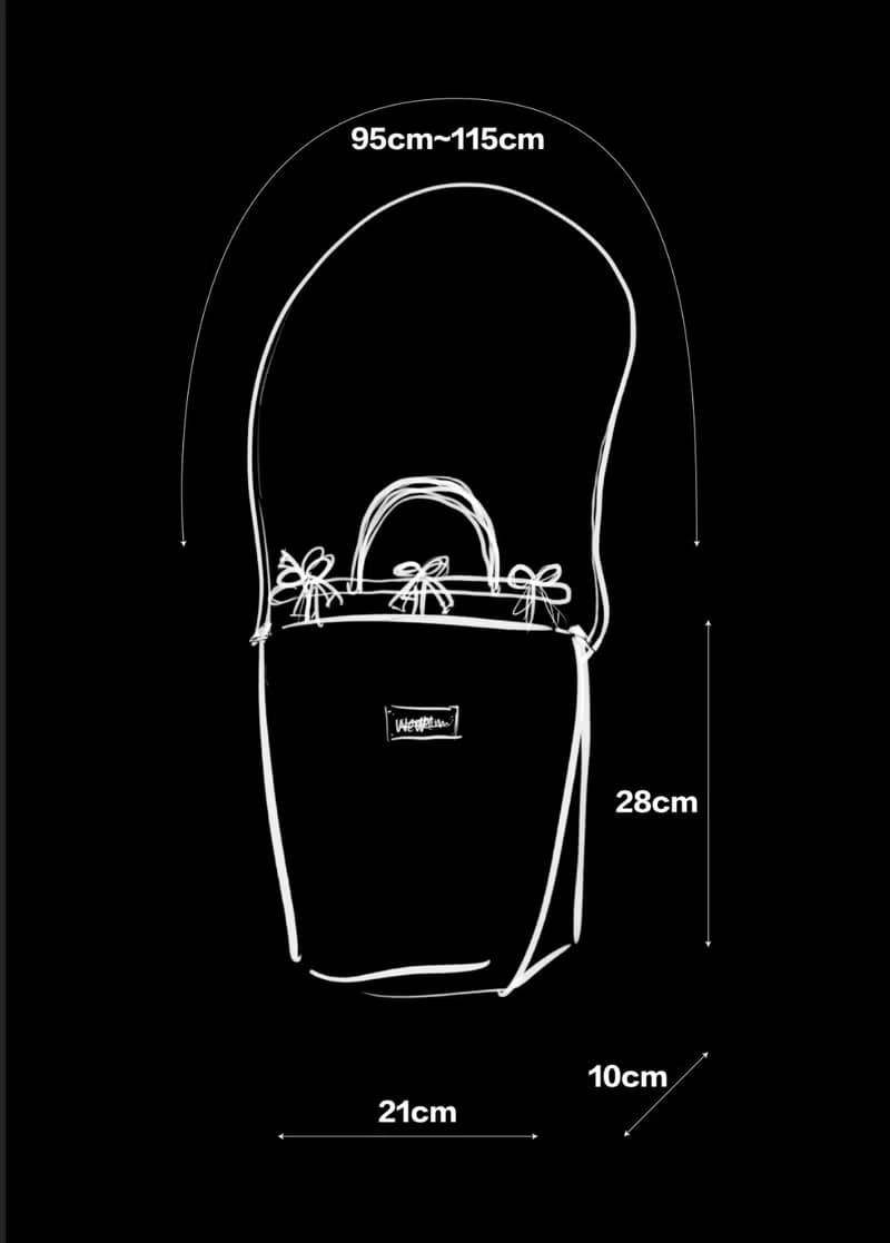 蝴蝶結帆布托特包 手工製作木棍組合