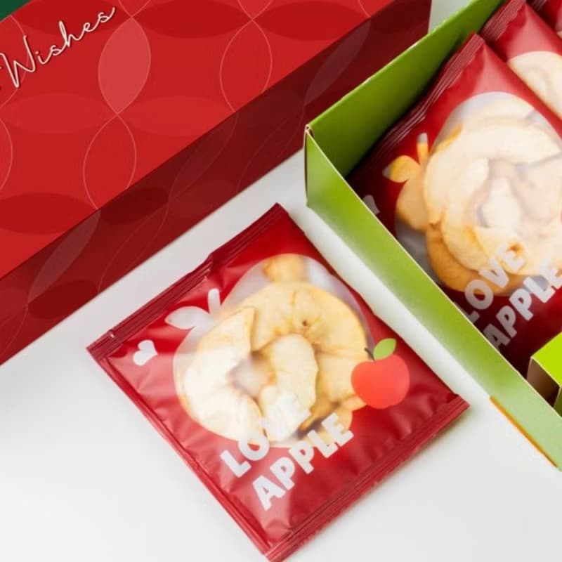 【送禮禮盒】好蘋安軟Q蘋果乾12入禮盒送提袋【Hoiis好集食】