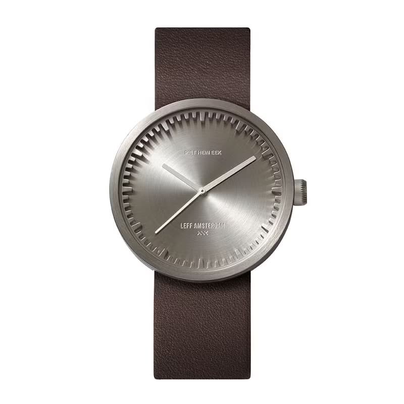 LEFF amsterdam tube 北歐工業齒輪設計真皮腕錶 38mm
