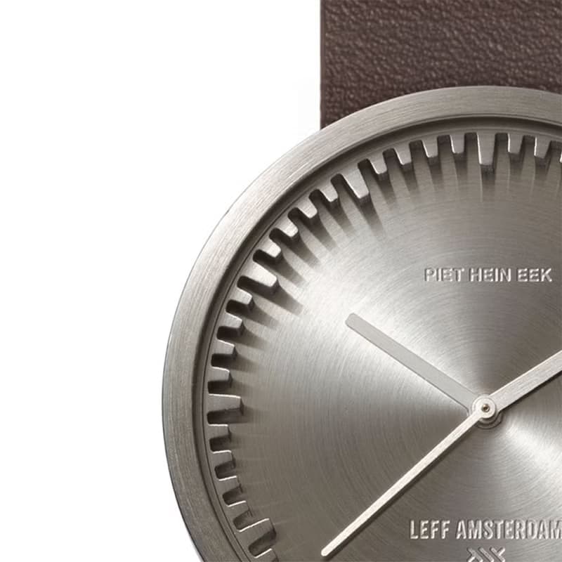 LEFF amsterdam tube 北歐工業齒輪設計真皮腕錶 38mm