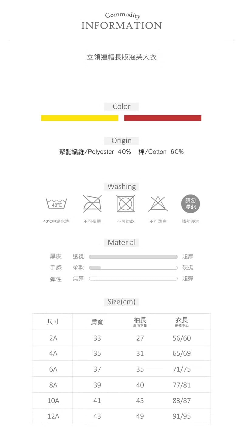 立領連帽長版泡芙大衣