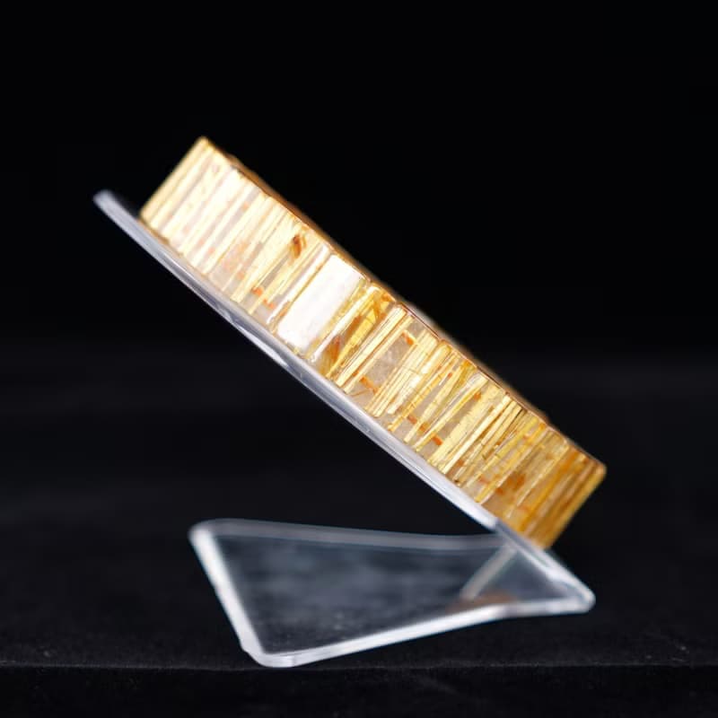 寶麗金珠寶-天然鈦晶手排