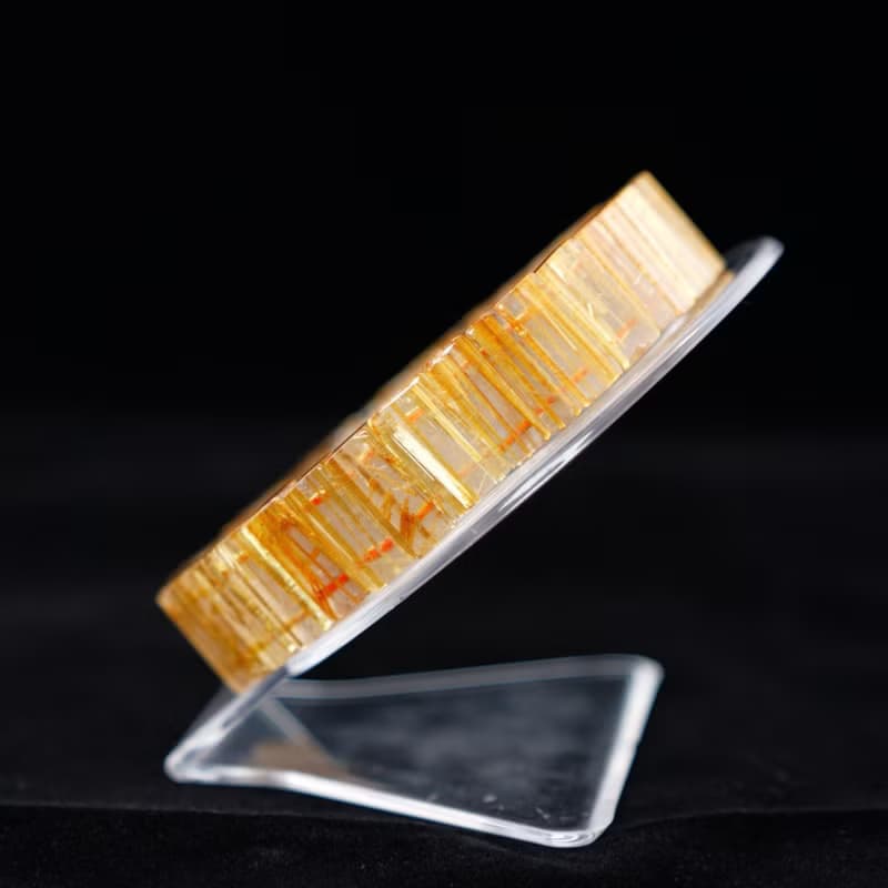 寶麗金珠寶-天然鈦晶手排