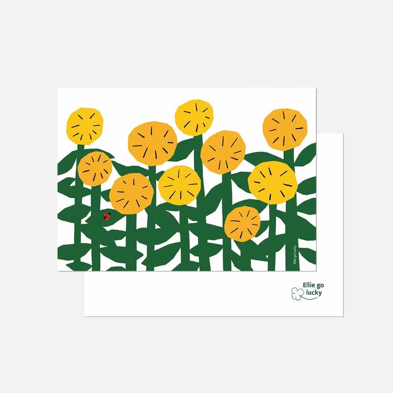 Illustration Postcard B-set 12 pieces