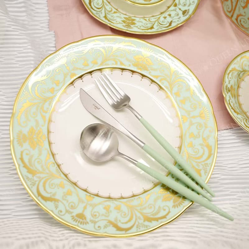 葡萄牙Cutipol GOA系列青玉柄21.5cm主餐叉