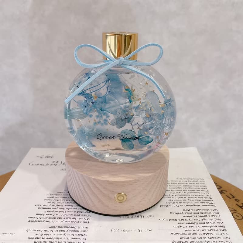 畢業花禮/母親節花禮/浮游花夜燈/乾燥花/永生花/附包裝/可充電