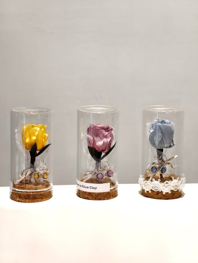 礦石永生小花束 | 精彩生活 // 多種寶石設計款純銀耳環 //