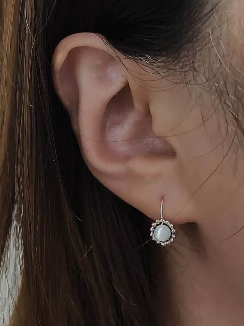 礦石永生小花束 | 精彩生活 // 多種寶石設計款純銀耳環 //