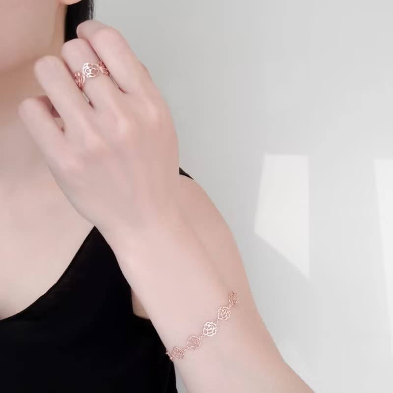 【快速出貨】La Rose 鍊戒 玫瑰戒指 經典玫瑰系列