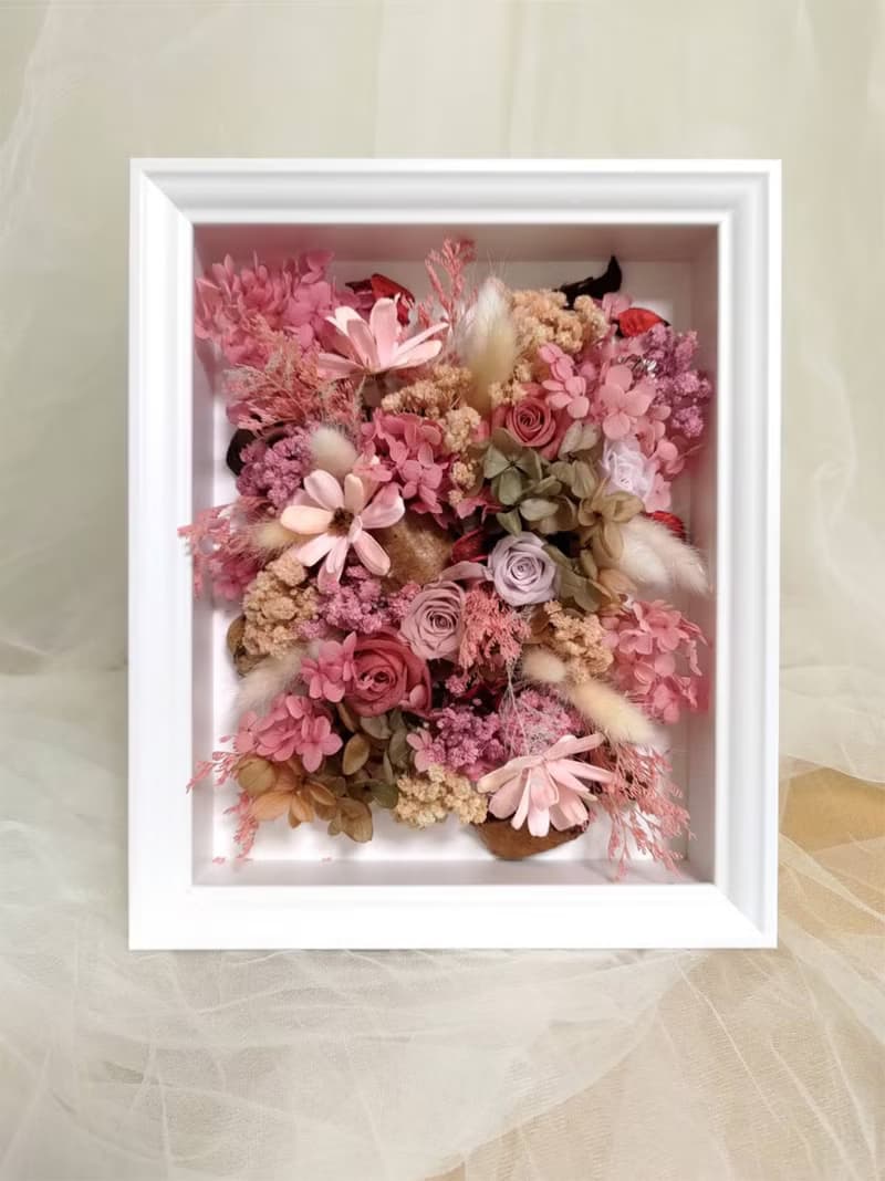 藝術花畫 乾燥花/永生花 PA-01 生日 / 祝賀 / 新居 / 喬遷