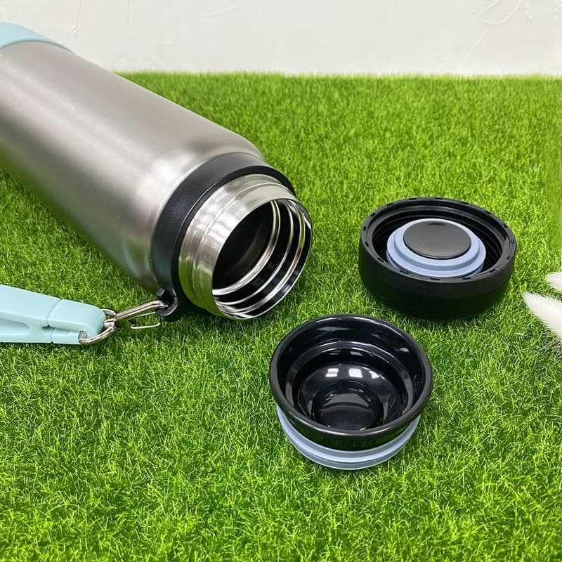 【孔雀Peacock】1000ML 316不鏽鋼保冷杯/保溫杯 運動隨身-原鋼色