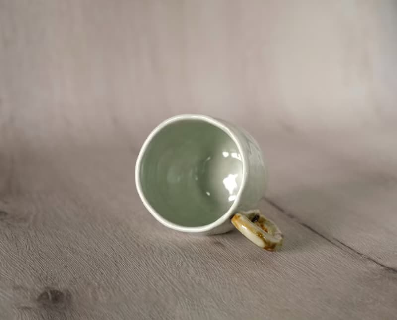 若芽青 大容量咖啡杯