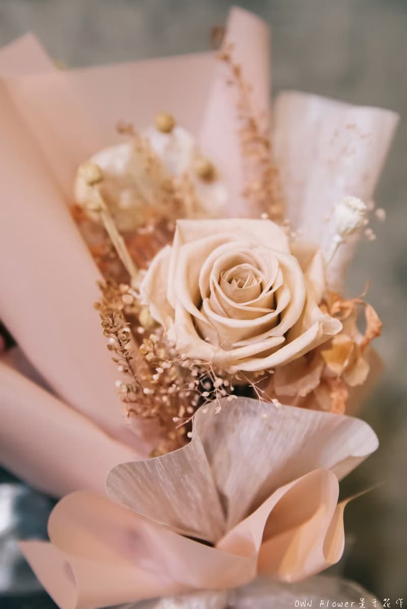 不凋花花束/單朵花束/永生花花束/生日花束/單朵玫瑰花/花束/玫瑰