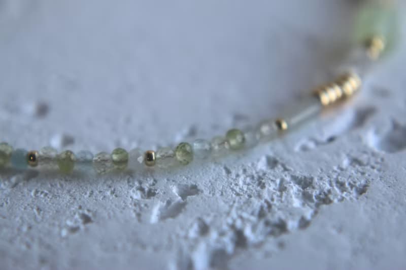 驅除負能量 橄欖石 磷灰石 手鍊 天然石 - 寵愛 -