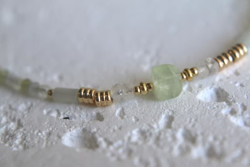 驅除負能量 橄欖石 磷灰石 手鍊 天然石 - 寵愛 -