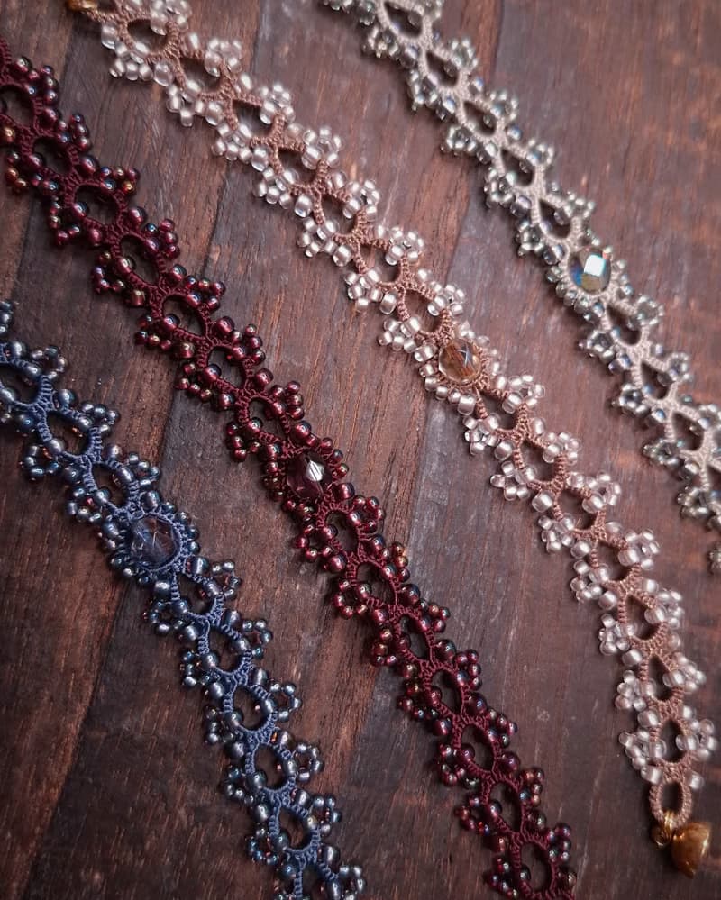 浮光 原創梭編手鍊